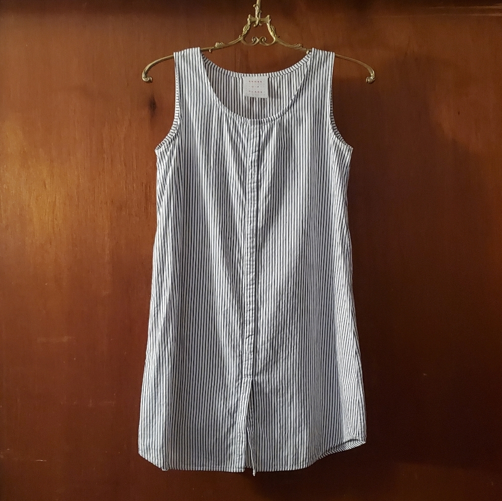 Sense of Place stripe mini tank dress / tunic